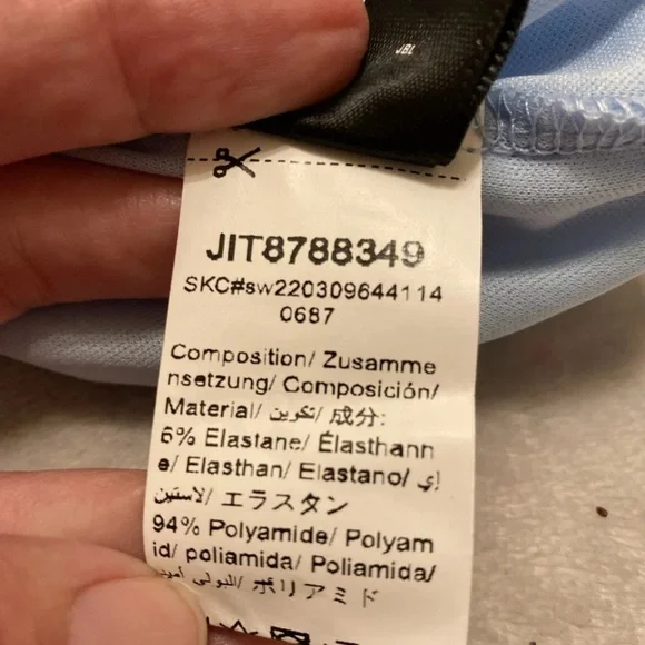 SHEIN Light Blue Spaghetti Strap Mini Bodycon Dress - Picture 3 of 16